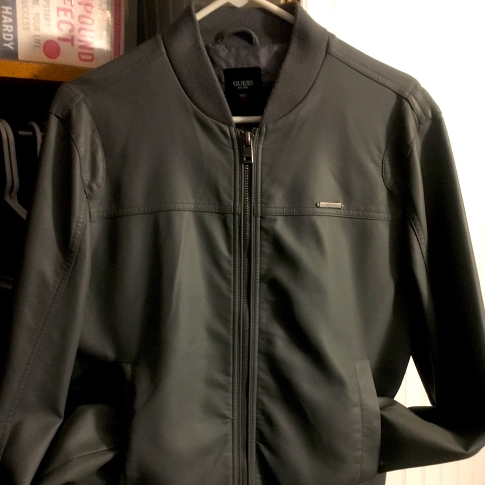 Guess leather coat